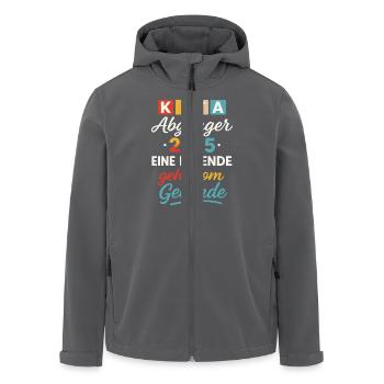 Kita Abgänger 2025 Legende - Recycelte Männer Softshell-Jacke von Stanley/Stella - Anthrazit - Vorne - AI Model Male 185 light (185cm)