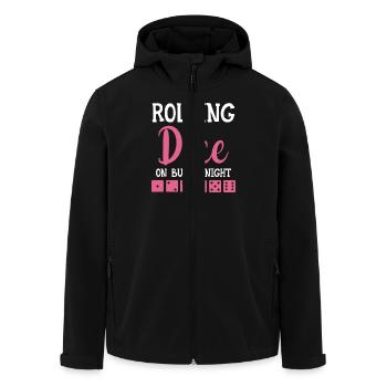 Cadeau Bunco Bunco Player Dice Game Evening - Veste softshell homme en polyester recyclé Stanley/Stella - noir - Devant - AI Model Male 185 light (185cm)