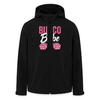 Bunco Babe Femme Bunco Soirée de dés pour femmes - Veste softshell homme en polyester recyclé Stanley/Stella - noir - Devant - AI Model Male 185 light (185cm)