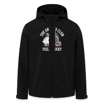 Bachelor Party Poker Beer Club Bachelor Party Men - Men’s Recycled Softshell Jacket by Stanley/Stella - black - Front - AI Model Male 185 light (185cm)