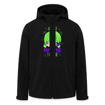 40. Geburtstag 40 Jahre alt Spruch Geschenk - Recycelte Männer Softshell-Jacke von Stanley/Stella - Schwarz - Vorne - AI Model Male 185 light (185cm)