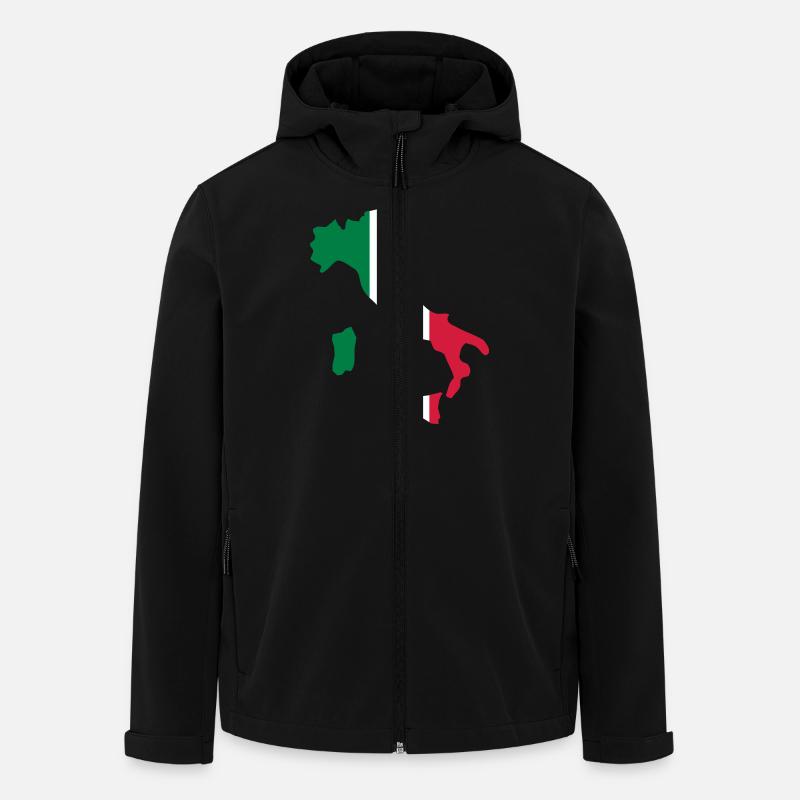 Italy - Giacca softshell uomo in poliestere riciclato di Stanley/Stella - nero