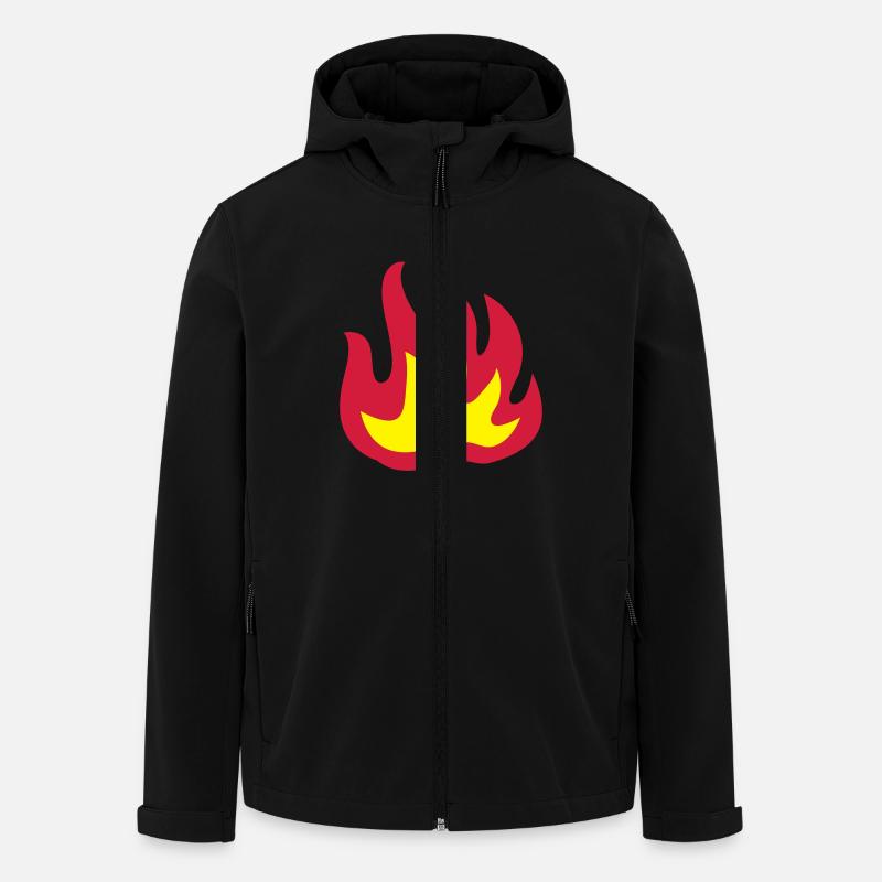 Fire 2 - Men’s Recycled Softshell Jacket by Stanley/Stella - black