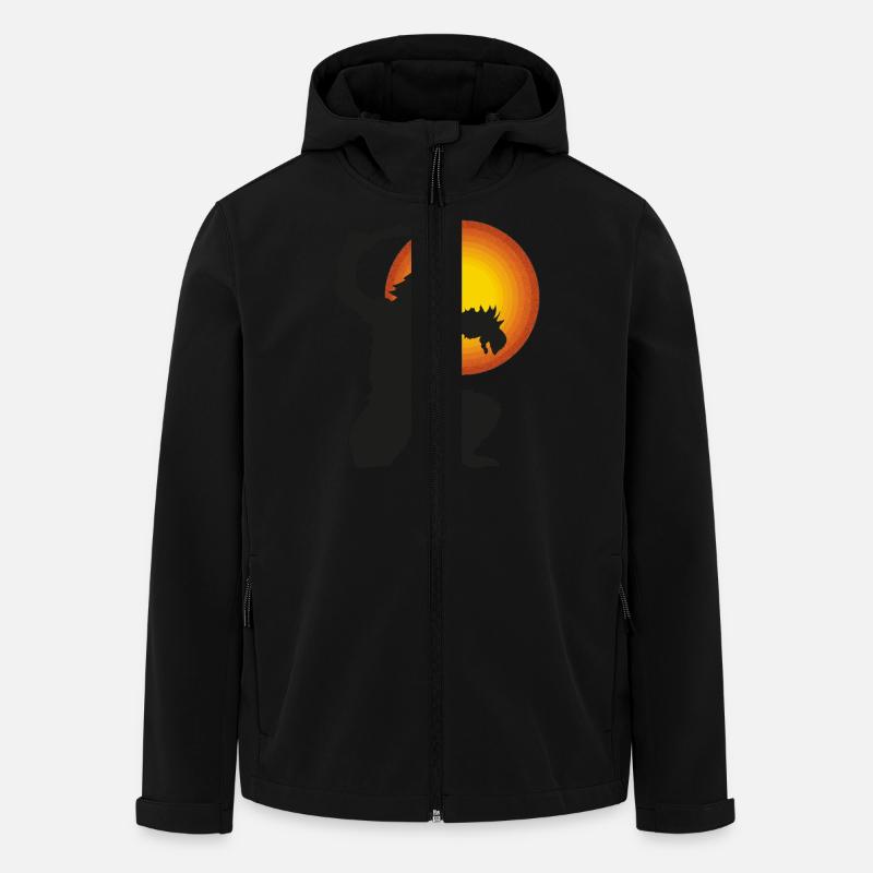 Dawn of Humanity - Recycelte Männer Softshell-Jacke von Stanley/Stella - Schwarz