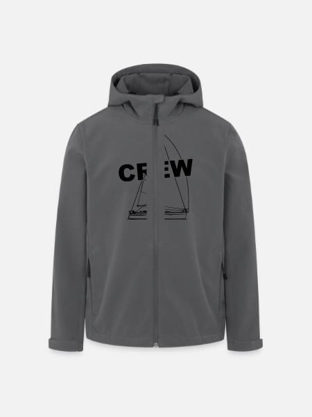 Yacht Crew - Recycelte Männer Softshell-Jacke von Stanley/Stella - Schwarz