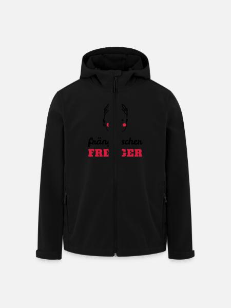 fränggischer fregger - Recycelte Männer Softshell-Jacke von Stanley/Stella - Schwarz