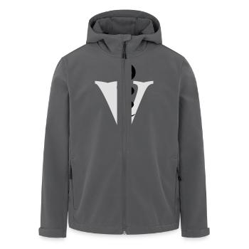 V Veterinär Natter Aesculapstab Dr - Vet - Recycelte Männer Softshell-Jacke von Stanley/Stella - Schwarz - Vorne - AI Model Male 185 light (185cm)