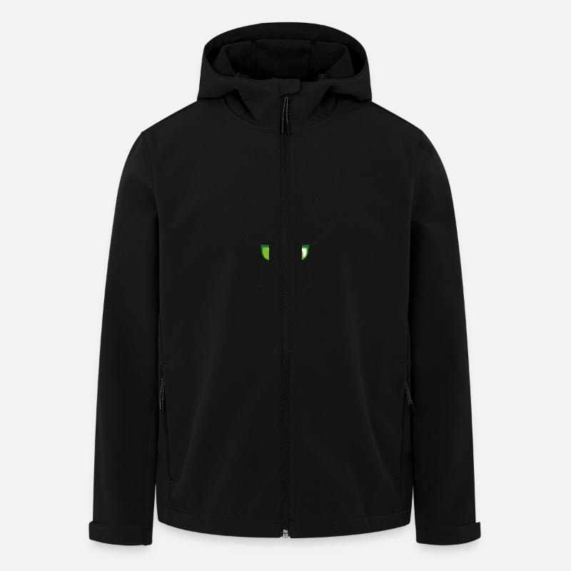 cool deer - Recycelte Männer Softshell-Jacke von Stanley/Stella - Schwarz