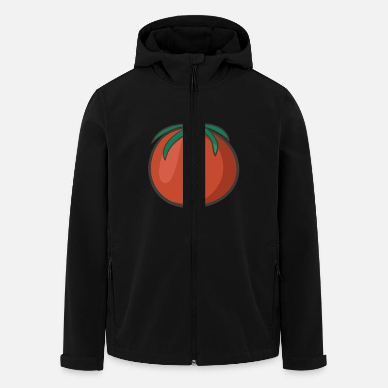 Tomate - Recycelte Männer Softshell-Jacke von Stanley/Stella - Schwarz