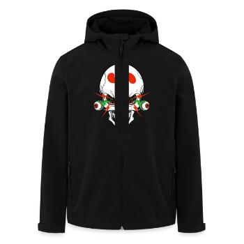 basque skull - Veste softshell homme en polyester recyclé Stanley/Stella - noir - Devant - AI Model Male 185 light (185cm)