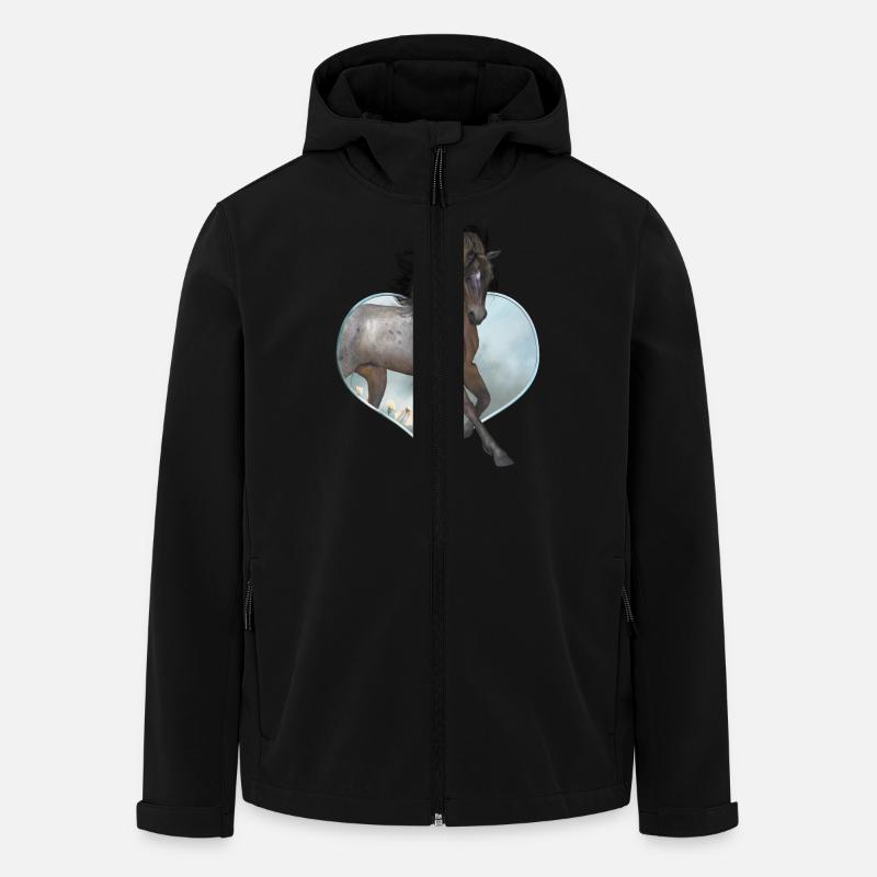 Pferd - Men’s Recycled Softshell Jacket by Stanley/Stella - black