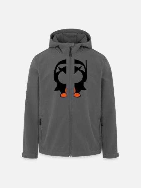 beat owl - beat eule - Recycelte Männer Softshell-Jacke von Stanley/Stella - Schwarz