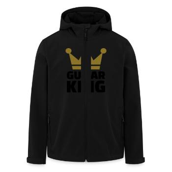 Guitar King - Veste softshell homme en polyester recyclé Stanley/Stella - noir - Devant - AI Model Male 185 light (185cm)