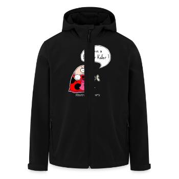 Oktober Marvin - Premium Longsleeve - Women - Men’s Recycled Softshell Jacket by Stanley/Stella - black - Front - AI Model Male 185 light (185cm)