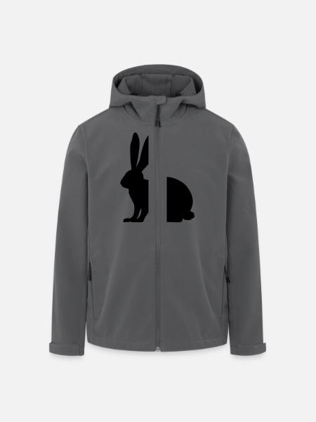 Rabbit - Veste softshell homme en polyester recyclé Stanley/Stella - noir