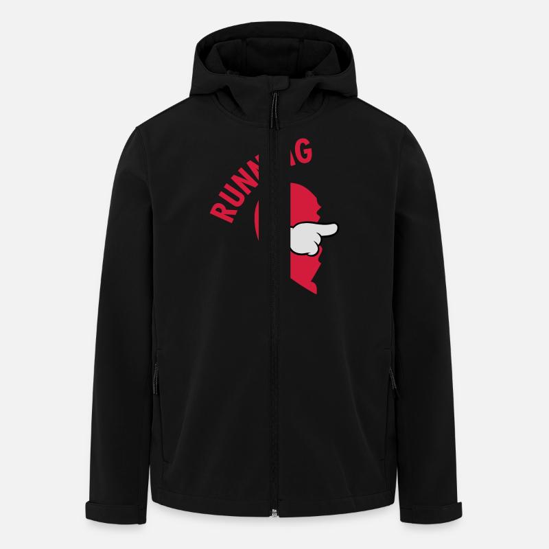 Running Partner (Part 1) - Recycelte Männer Softshell-Jacke von Stanley/Stella - Schwarz