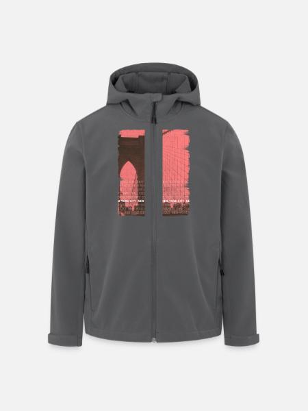 NEW YORK CITY - Recycelte Männer Softshell-Jacke von Stanley/Stella - Schwarz