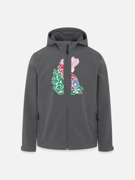 Galah tribal tattoo - Men’s Recycled Softshell Jacket by Stanley/Stella - black
