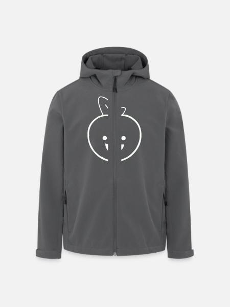 apple smile - Men’s Recycled Softshell Jacket by Stanley/Stella - black