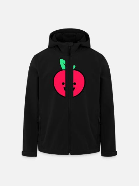 apple smile - Men’s Recycled Softshell Jacket by Stanley/Stella - black