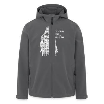 Prinzessin auf der Erbse Märchen - Recycelte Männer Softshell-Jacke von Stanley/Stella - Anthrazit - Vorne - AI Model Male 185 light (185cm)