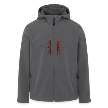 Cockroach - Cockroach - Men’s Recycled Softshell Jacket by Stanley/Stella - black - Front - AI Model Male 185 light (185cm)