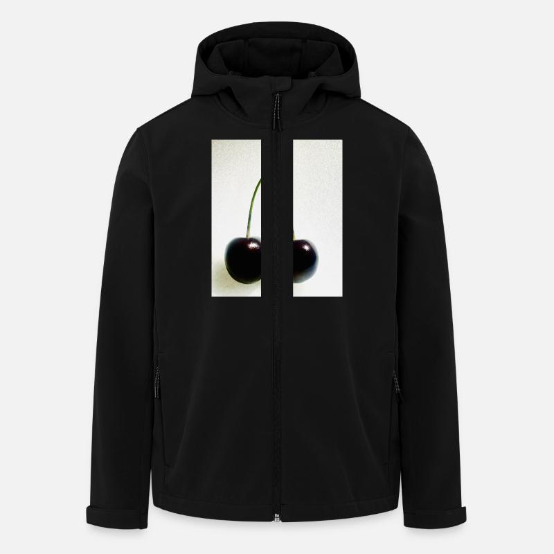 Cherry - Men’s Recycled Softshell Jacket by Stanley/Stella - black