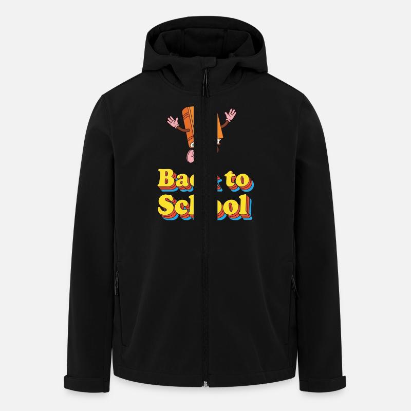 Back to School - Men’s Recycled Softshell Jacket by Stanley/Stella - black