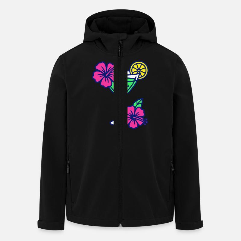 Cocktail 1 - Men’s Recycled Softshell Jacket by Stanley/Stella - black