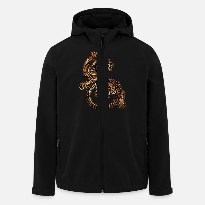 Jaguar - Recycelte Männer Softshell-Jacke von Stanley/Stella - Schwarz