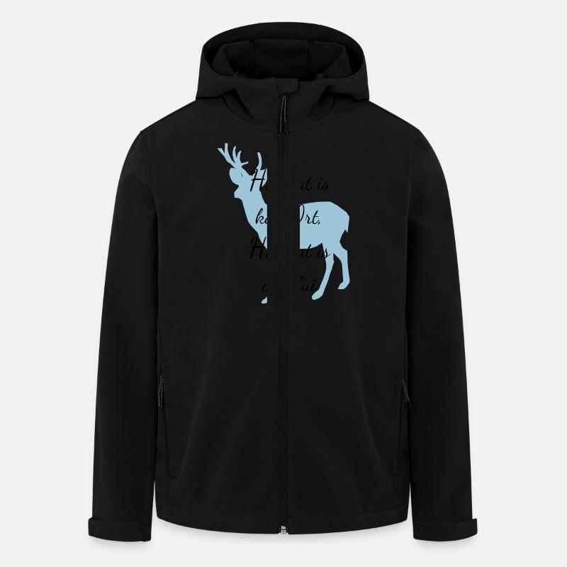 Hoamat G'fui - Recycelte Männer Softshell-Jacke von Stanley/Stella - Schwarz