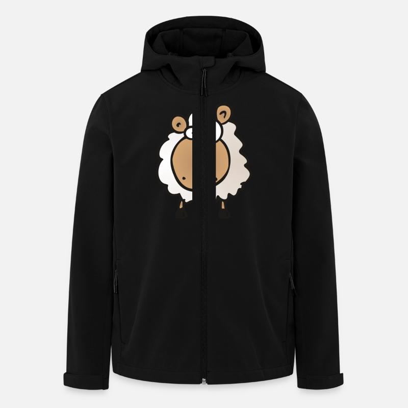 Das Erste Schaaf - Men’s Recycled Softshell Jacket by Stanley/Stella - black