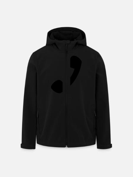 Telefon - Recycelte Männer Softshell-Jacke von Stanley/Stella - Schwarz