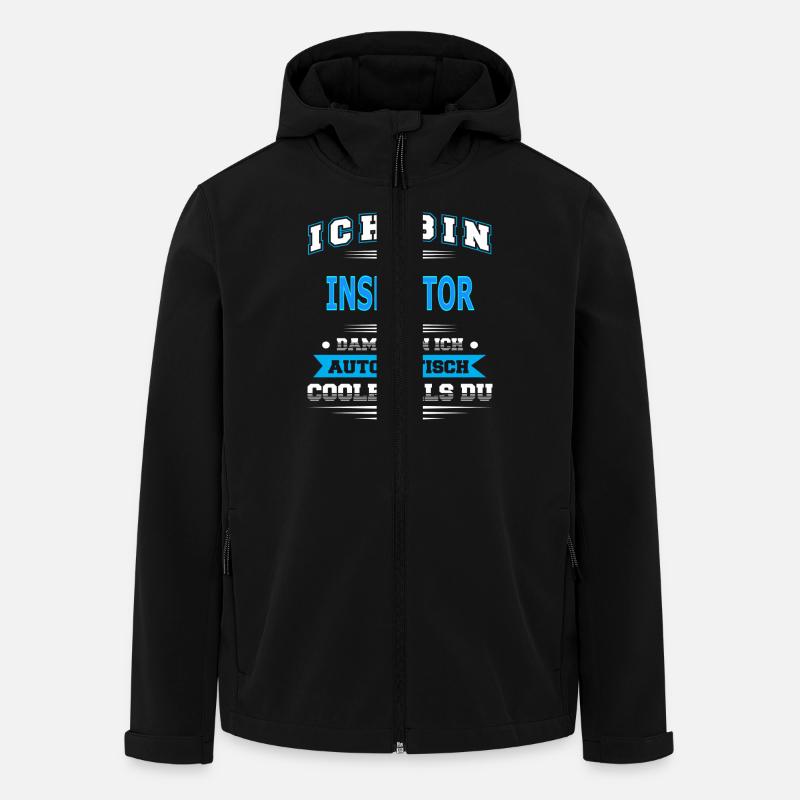 INSPEKTOR - Recycelte Männer Softshell-Jacke von Stanley/Stella - Schwarz