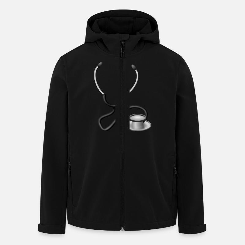 doc71 - Veste softshell homme en polyester recyclé Stanley/Stella - noir