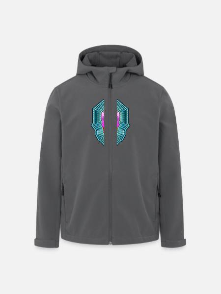 HypnoSkull - Recycelte Männer Softshell-Jacke von Stanley/Stella - Schwarz