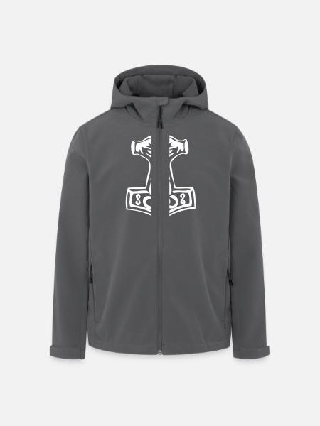 mjoelnir - Recycelte Männer Softshell-Jacke von Stanley/Stella - Schwarz