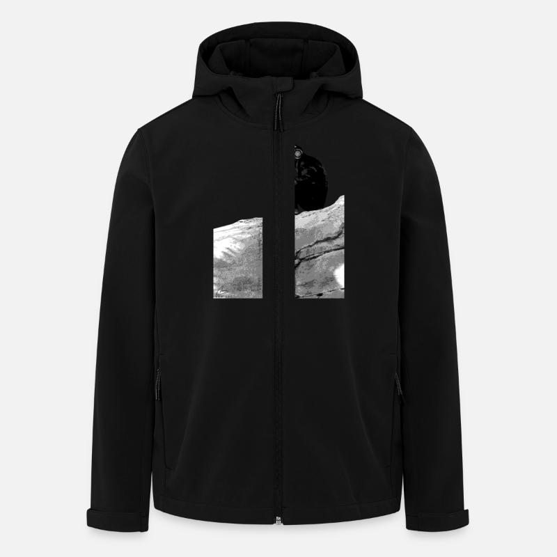 Musik-Affe - Recycelte Männer Softshell-Jacke von Stanley/Stella - Schwarz