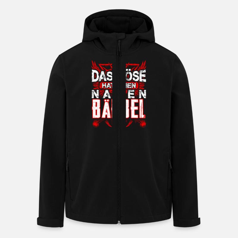 BÄRBEL - Böse - Recycelte Männer Softshell-Jacke von Stanley/Stella - Schwarz