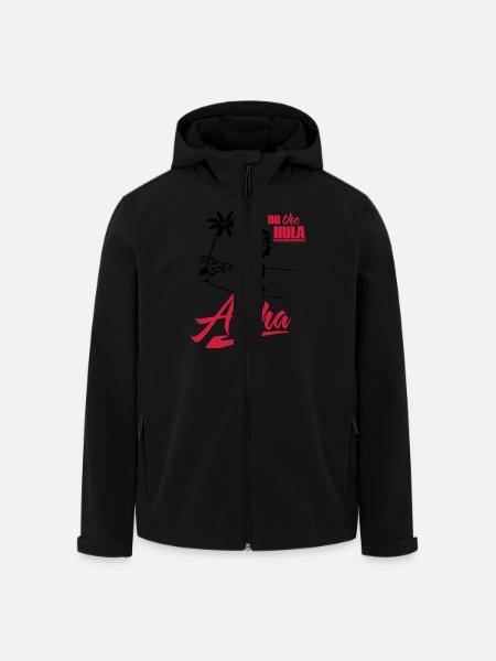 Aloha - Men’s Recycled Softshell Jacket by Stanley/Stella - black