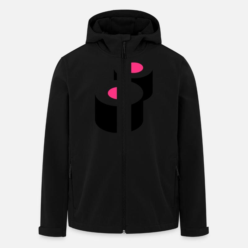Sushi - Recycelte Männer Softshell-Jacke von Stanley/Stella - Schwarz