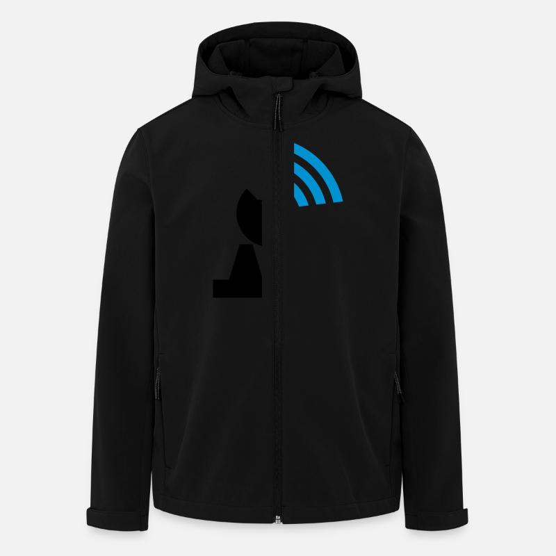 Wlan - Men’s Recycled Softshell Jacket by Stanley/Stella - black