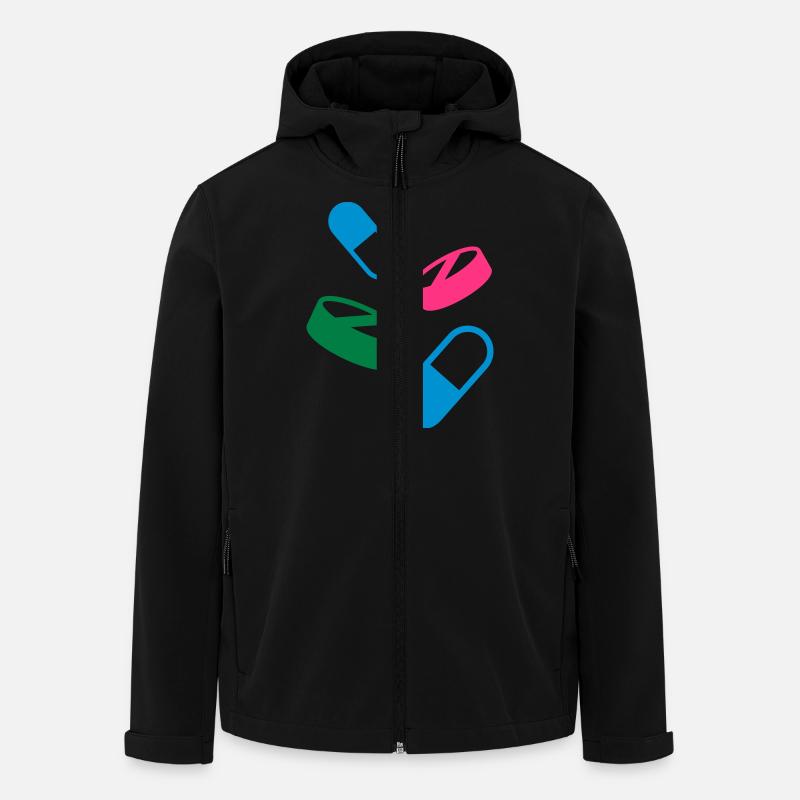 Medizin - Recycelte Männer Softshell-Jacke von Stanley/Stella - Schwarz