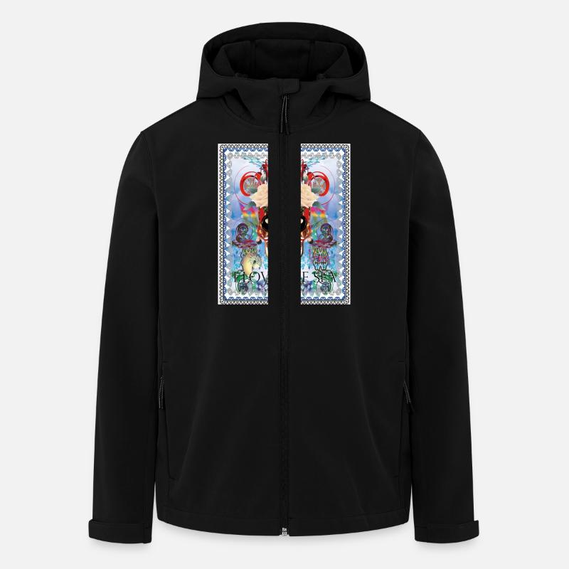 Crâne de mer - Veste softshell homme en polyester recyclé Stanley/Stella - noir
