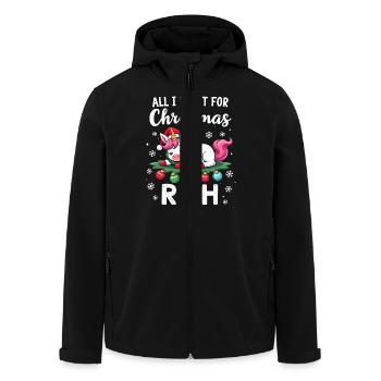Christmas Humor - Weihnachten Shirt - Recycelte Männer Softshell-Jacke von Stanley/Stella - Schwarz - Vorne - AI Model Male 185 light (185cm)