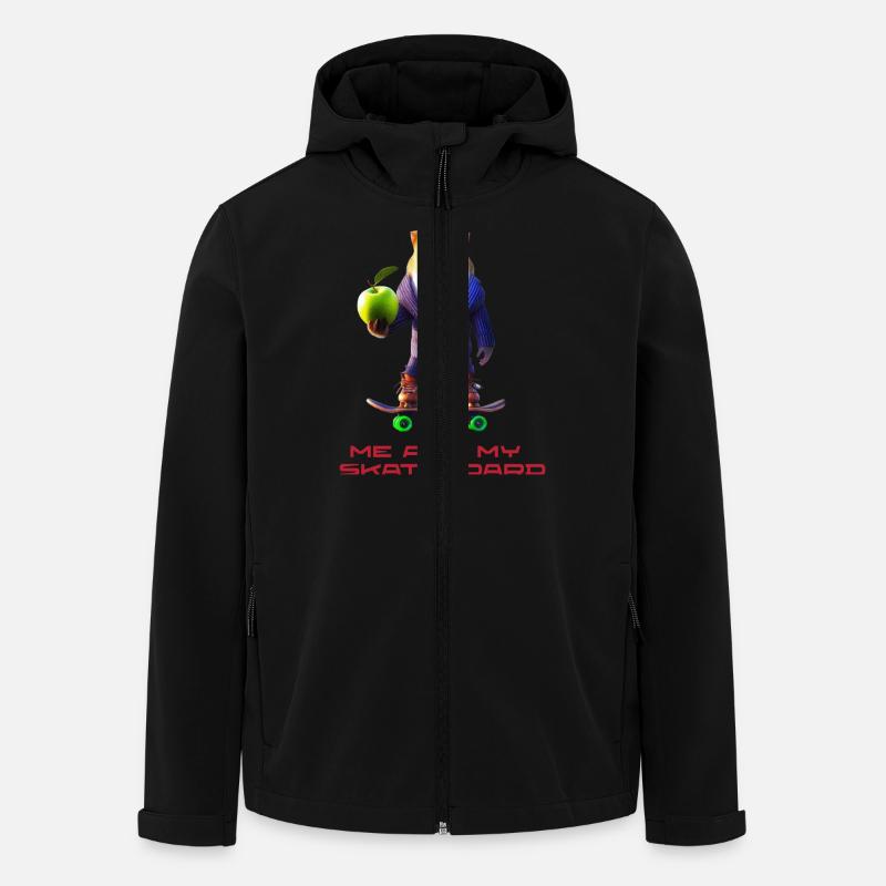 Fun monkey - Recycelte Männer Softshell-Jacke von Stanley/Stella - Schwarz