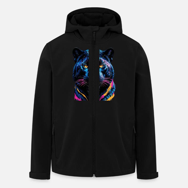 Tigre - Veste softshell homme en polyester recyclé Stanley/Stella - noir