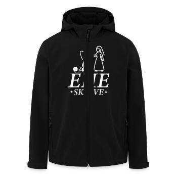 Ehesklave Hochzeit Brautpaar - Recycelte Männer Softshell-Jacke von Stanley/Stella - Schwarz - Vorne - AI Model Male 185 light (185cm)