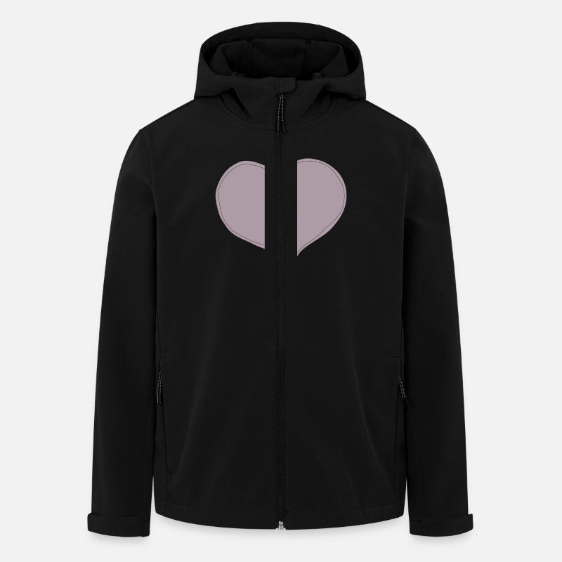 herzanhaenger - Recycelte Männer Softshell-Jacke von Stanley/Stella - Schwarz