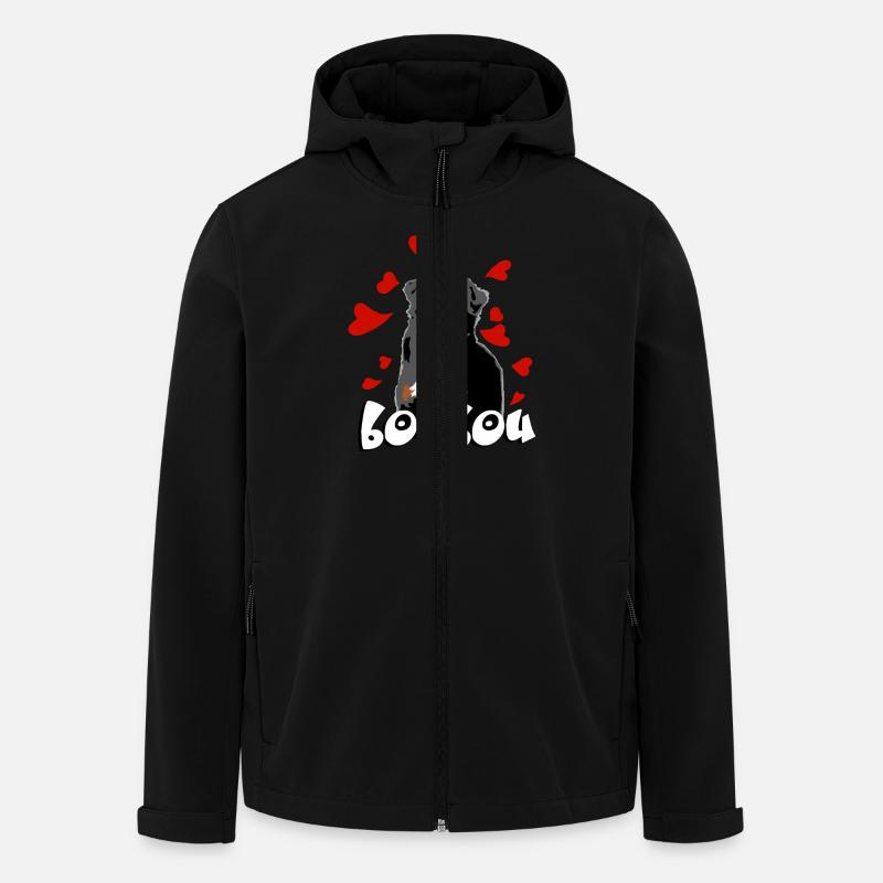 Bouvier - Veste softshell homme en polyester recyclé Stanley/Stella - noir